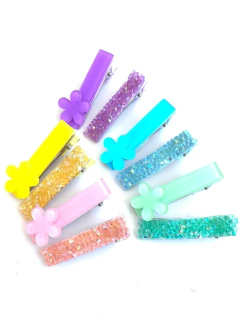 Imagem do KIT CLIP ACRÍLICO VERDE ÁGUA - 4 PCS