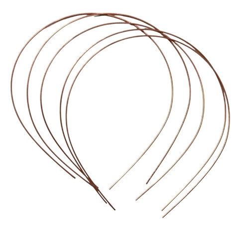 TIARA NÍQUEL FIO 1,20 - ROSE GOLD - 5 UNIDADES
