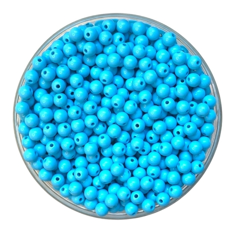 MIÇANGA PULSEIRA BOLA AZUL - 6MM - 20 GRAMAS