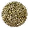MIÇANGA ALFABETO CUBO DOURADO - 20 GRAMAS - 6X6MM