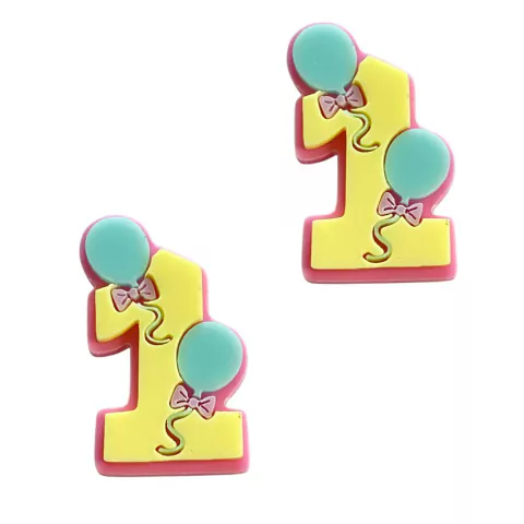 APLIQUE NÚMERO 1 (UM ANO) - 2 UNIDADES