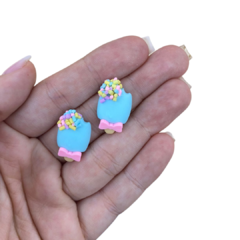 APLIQUE MINI PICOLÉ AZUL BISCUIT - 2 UNIDADES - comprar online