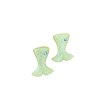 APLIQUE MINI CAUDA SEREIA AMARELA BISCUIT - 2 UNIDADES