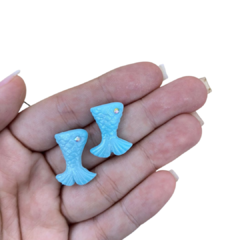 APLIQUE MINI CAUDA SEREIA AZUL BISCUIT - 2 UNIDADES - comprar online