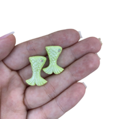 APLIQUE MINI CAUDA SEREIA VERDE BISCUIT - 2 UNIDADES - comprar online