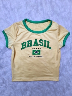 Remera pupera Brasil - comprar online