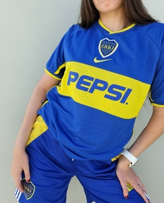 CAMISETA RETRO BOCA JUNIORS UNISEX en internet
