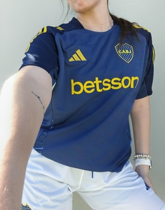 REMERA ENTRENAMIENTO BOCA JUNIORS unisex en internet
