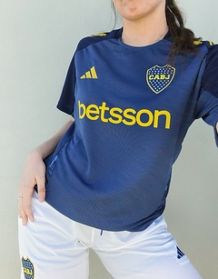 REMERA ENTRENAMIENTO BOCA JUNIORS unisex