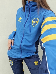 CONJUNTO ROMPEVIENTO BOCA JUNIORS UNISEX - comprar online