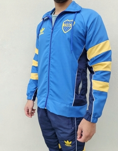 CONJUNTO ROMPEVIENTO BOCA JUNIORS UNISEX - tienda online
