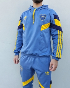 Conjunto retro Boca Juniors unisex en internet