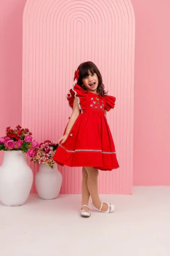 Vestido Nanda vermelho - loja online