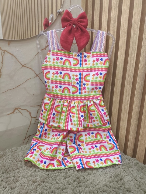 Conjunto Floflo tamanho 4 anos