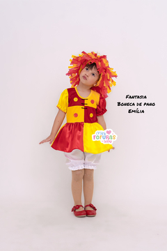 Fantasia Emília + peruca - comprar online