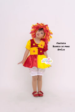 Fantasia Emília + peruca - comprar online