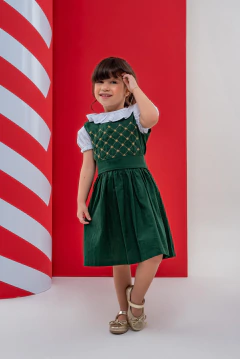 Vestido Louise verde - comprar online