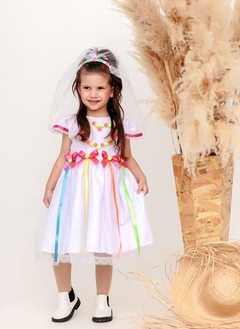 Vestido junino noiva caipira
