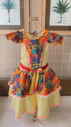 Vestido junino Margarida 8 anos na internet