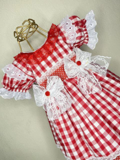 Vestido Jade vermelho - comprar online