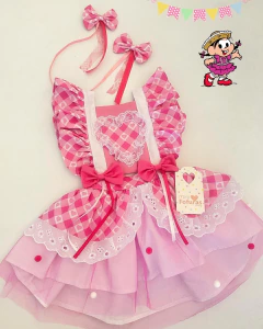 Vestido romper junino Ritinha rosa - loja online