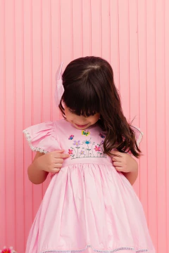 Vestido Nanda rosa na internet