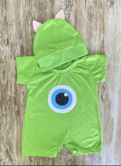 Body romper monstros SA Mike Disney + touca