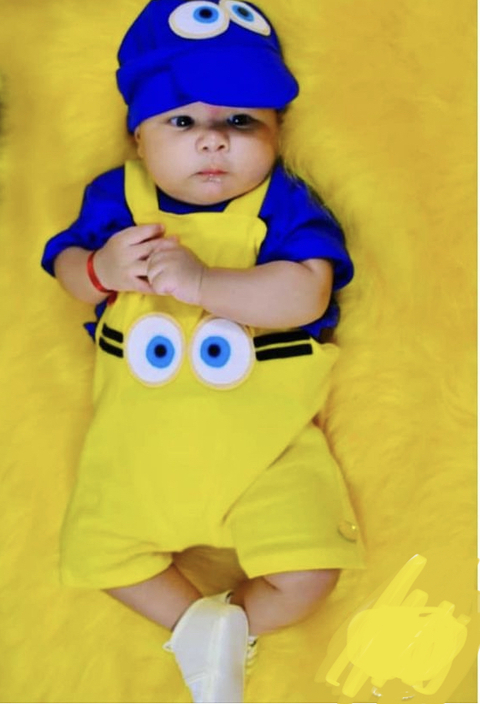 Romper Body minions + touca