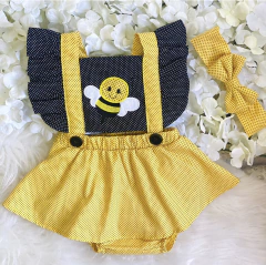 Romper abelha + faixa - comprar online