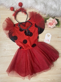 Fantasia vestido joaninha na internet