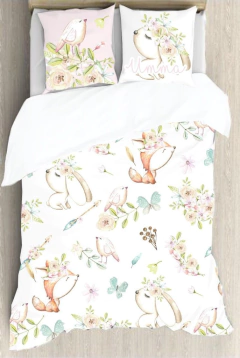 Acolchado de Verano cama plaza y media (REVERSIBLE BLANCO LISO PERCAL) (a pedido)