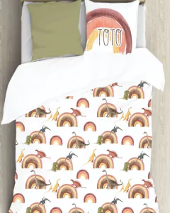 Imagen de Acolchado cama plaza y media (REVERSIBLE BLANCO LISO PERCAL) (a pedido)