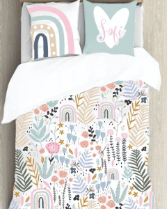 Acolchado de Verano cama plaza y media (REVERSIBLE BLANCO LISO PERCAL) (a pedido) - comprar online