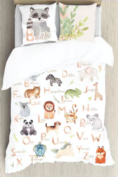 Acolchado cama plaza y media (REVERSIBLE BLANCO LISO PERCAL) (a pedido) - comprar online