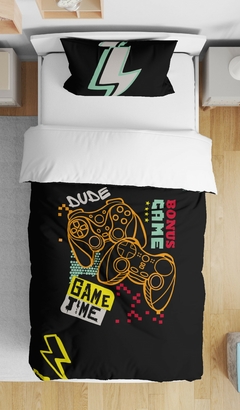 Acolchado cama dos plazas (REV. LISO BLANCO) (a pedido) - tienda online