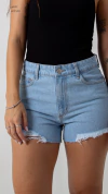 SHORTS BARRA A FIO CLARO