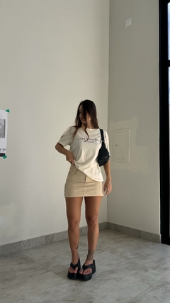 T-SHIRT TAKE YOUR OFF WHITE - L I F F E S T O R E