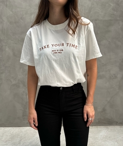 T-SHIRT TAKE YOUR OFF WHITE - comprar online