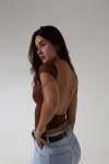 BLUSA ARIANNA MARROM - comprar online