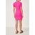 Vestido Curto Canelado Colcci Gola Redonda - comprar online