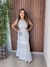 Vestido Alfaiataria Longo Com Gripe Alça Amarração