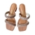 Tamanco Feminino Vizzano Strass Brilhos Salto Grosso - comprar online