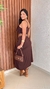 Vestido Longo De Alça Regulavel Com Babado Crisconf - comprar online