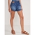 Short Jeans Curto Barra Feita Jade Feminino Colcci