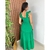 Vestido Longo Pipoquinho Babado Com Bojo - Crisconf-Vestuários e Acessórios