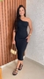 Vestido Midi Ana Ruga Costa De alça Com Bojo Crisconf - loja online
