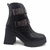 Bota Coturno Vizzano Feminina Salto Bloco Com Strass