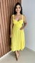 Vestido Midi Com Bojo Latex Nas Costa Donna Elegante - comprar online