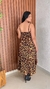 Vestido Midi Alça Regulavel Fechamento Botões Crisconf na internet