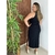 Vestido Longo Sem Manha Canelado Fenda Laterais - comprar online